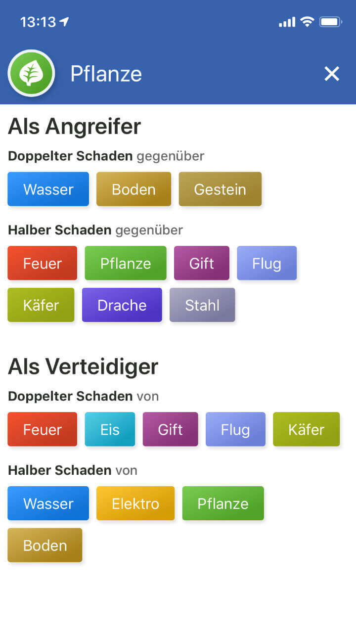 Typedex Screenshot – Pflanze